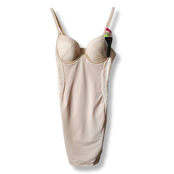 Maidenform Shapewear Firm Control Bra Slip Fajas Cool Comfort Anti-Static DM1032 - Picture 2 of 13